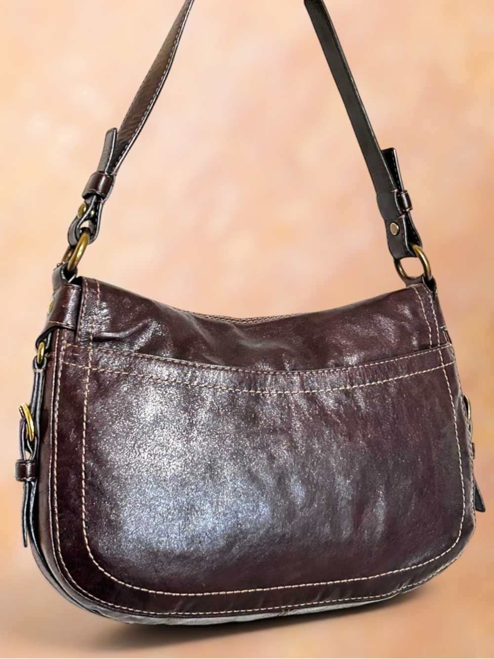 COACH Garcia Legacy Medium Flap Shoulder Bag - Picture 3 of 10